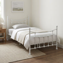 Load image into Gallery viewer, Gingera King Single Metal Bed Frame - White