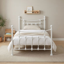 Load image into Gallery viewer, Gingera King Single Metal Bed Frame - White