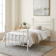 Load image into Gallery viewer, Gingera King Single Metal Bed Frame - White