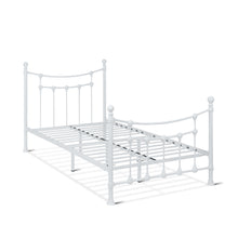 Load image into Gallery viewer, Gingera King Single Metal Bed Frame - White