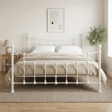 Load image into Gallery viewer, 23649-gingera-queen-metal-bed-frame-white-2601275