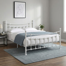 Load image into Gallery viewer, 23649-gingera-queen-metal-bed-frame-white-2601276