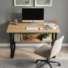 Load image into Gallery viewer, Andrea 100cm Computer Desk - Black