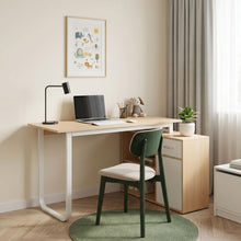 Load image into Gallery viewer, Yates 120cm Computer Desk with Right Cabinet - Oak