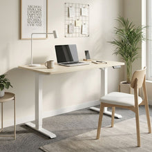 Load image into Gallery viewer, 22834-bennie-120cm-dual-motor-electric-standing-desk-beige-2601294