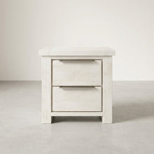 Load image into Gallery viewer, Lincoln Solid Wood Bedside Table - White