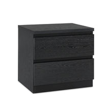 Load image into Gallery viewer, Tongass Wooden Bedside Table - Black