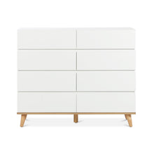 Load image into Gallery viewer, Hudson 8 Drawers Lowboy - White