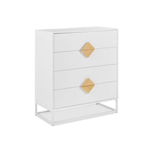 Load image into Gallery viewer, r_22784_alaska_wooden_tallboy_4_drawers_-_white_1_3c080661-dabb-40ef-9990-e870644f5b5e
