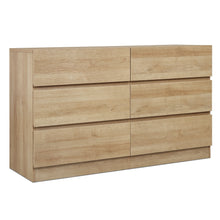 Load image into Gallery viewer, r-22608_harris_6_drawers_low_boy_-_oak_1