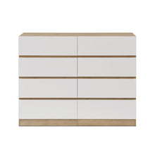 Load image into Gallery viewer, r_22199_harris_8_drawers_low_boy_oak___white_2