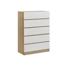 Load image into Gallery viewer, r_22196_harris_5_drawers_tallboy_oak___white_1
