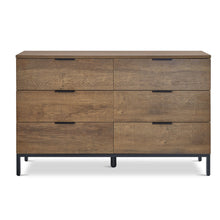 Load image into Gallery viewer, r-22131-ocala-low-boy-6-drawer-chest-dresser-walnut-2