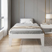 Load image into Gallery viewer, 21473-meri-single-wooden-bed-frame-white-2602025