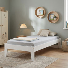 Load image into Gallery viewer, 21473-meri-single-wooden-bed-frame-white-2602023