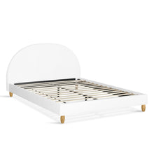 Load image into Gallery viewer, Moruisg Boucle Queen Bed Frame - White