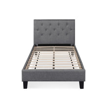 Load image into Gallery viewer, r_22225_blane_single_bed_frame_-_dark_grey_1__4_9a7d3b0f-ba29-4e1e-bde8-e0df0bbc9211