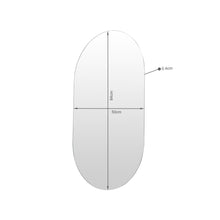 Load image into Gallery viewer, Zero Oval Frameless Wall Mirror