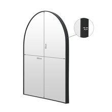 Load image into Gallery viewer, Vera Arch Aluminium Wall Mirror - Black
