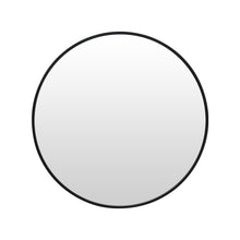 Load image into Gallery viewer, Nova Round Metal Framed Wall Mirror 50cm - Black