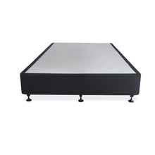 Load image into Gallery viewer, Charles Fabric Double Bed Base 4 Drawers - Black