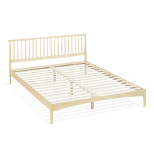 Load image into Gallery viewer, Tolmount King Wooden Bed Frame - Light Oak