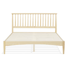 Load image into Gallery viewer, Tolmount Double Wooden Bed Frame - Light Oak