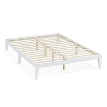 Load image into Gallery viewer, Conival Double Wooden Bed Frame - White