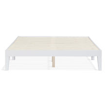 Load image into Gallery viewer, Conival Double Wooden Bed Frame - White
