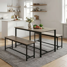 Load image into Gallery viewer, Merren 3 Piece Dining Set - Grey Oak