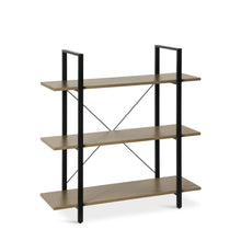 Load image into Gallery viewer, Forge 3 Tier Bookshelf - Light Grey Wood (0.064m³ - 14.5kg)