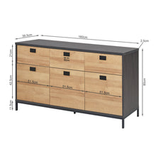 Load image into Gallery viewer, r-22351-Morris-Sideboard-Buffet-Table-Oak-9