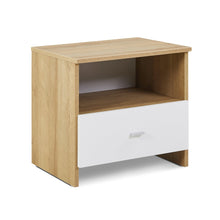 Load image into Gallery viewer, Makalu Wooden Bedside Table Nightstand - Oak