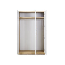 Load image into Gallery viewer, Makalu Wardrobe 3 Door Storage Shelves - Oak