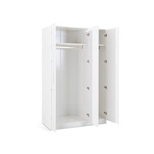 Load image into Gallery viewer, Makalu Wardrobe 3 Door Storage Shelves - White