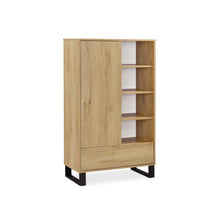 Load image into Gallery viewer, r_22108_frohna_bookshelf_cabinet_with_drawer_-_oak_1__1_0d6b3a3a-00d0-44c4-a2e0-663113f707a8