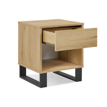 Load image into Gallery viewer, r_22113_frohna_wooden_bedside_table_nightstand_-_oak_5_1_58299ab9-4237-4e64-b581-89598f2bfd5e