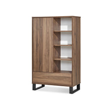 Load image into Gallery viewer, r_22117_frohna_bookshelf_cabinet_with_drawer_-_walnut_2_1b8ebcf8-c5cc-4963-bc8e-e0be08ec8bd8