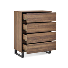 Load image into Gallery viewer, r_22118_frohna_tallboy_4_drawer_chest_dresser_-_walnut__4_120ae60a-88ef-459d-8551-6d501bb1ddfd