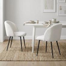 Load image into Gallery viewer, Merryn Boucle Dining Chairs - Set of 2 - White