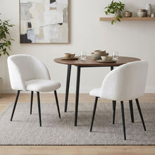 Load image into Gallery viewer, Merryn Boucle Dining Chairs - Set of 2 - White