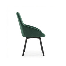 Load image into Gallery viewer, Everlow Swivel Velvet Dining Chair - Set of 2 - Green