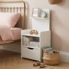 Load image into Gallery viewer, Vivian Bedside Table with Shelves - White