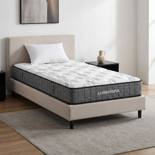 Load image into Gallery viewer, LivingTopia Hybrid Classic Single Mattress (0.080m - 18.1kg)