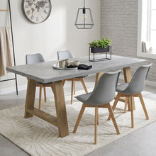Load image into Gallery viewer, 22337-tommie-1.8m-rectangular-dining-table-cement-oak-2602094