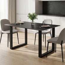 Load image into Gallery viewer, 23872-ainsley-ceramic-dining-table-140x90cm-golden-black-2602104