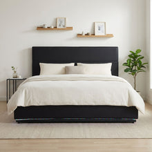 Load image into Gallery viewer, Lumetek PU Queen Gas Lift Bed Frame - Black