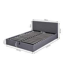 Load image into Gallery viewer, Geova Queen Gas Lift Bed Frame - Dark Grey
