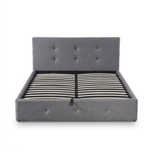 Load image into Gallery viewer, Tuffora Queen Gas Lift Bed Frame – Light Grey (p1=0.129m³-16.0kg)(p2=0.118m³-21.5kg)(T=0.247m³-37.5kg)