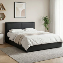 Load image into Gallery viewer, Panelux Queen Gas Lift Bed Frame - Black